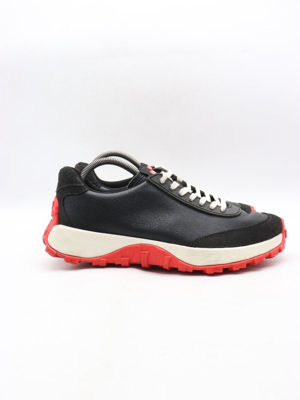 Camper Drift Trail Shoes Men's Size EU 41 Vibram Sneakers Black Red Leather
